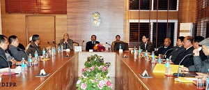 The Governor of Arunachal Pradesh Shri JP Rajkhowa today called a meeting of all commissioners, secretaries and special secretaries of the Government of Arunachal Pradesh at Raj Bhavan, Itanagar on 3rd  February 2016.